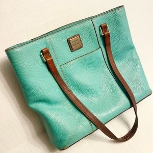 Dooney & Burke Pebble Leather Lexington Bag Green